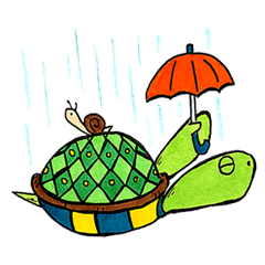 [LINEスタンプ] まったりヒーロー★かめマン！