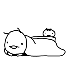 [LINEスタンプ] こたつむしのこたつん