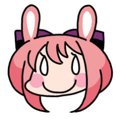 [LINEスタンプ] うさぎ娘の画像（メイン）