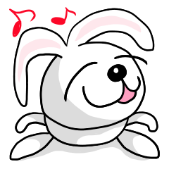 [LINEスタンプ] うさぴょんのお気楽な日々の画像（メイン）