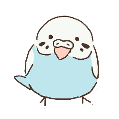 [LINEスタンプ] ちょっぴり無口なインコ