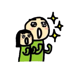 [LINEスタンプ] 緑おぢさんの画像（メイン）