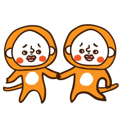 [LINEスタンプ] とある森にいるおさるさんの画像（メイン）