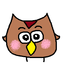 [LINEスタンプ] フクロウのフクちゃん