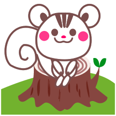 [LINEスタンプ] やさしいメッセージ 〜チョコりすちゃん〜