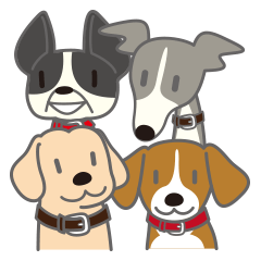 [LINEスタンプ] 犬まみれ40犬種スタンプ