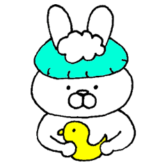 [LINEスタンプ] うさぎのつぶやき