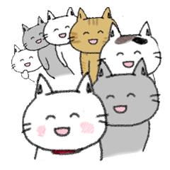 [LINEスタンプ] グルチャキャットの画像（メイン）