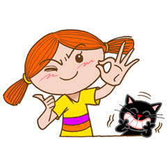 [LINEスタンプ] Orange and Gigi 01