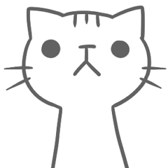 [LINEスタンプ] nice cat.