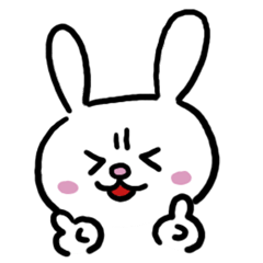 [LINEスタンプ] 大阪うさぎのみやちゃん