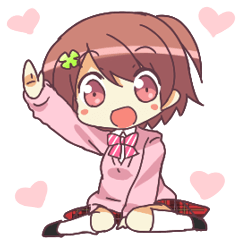 [LINEスタンプ] みさきちゃん