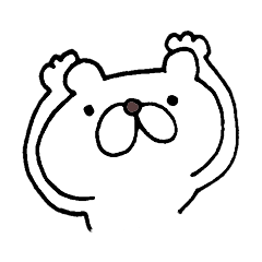 [LINEスタンプ] 天才ドヤくまのつぶやき