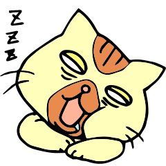 [LINEスタンプ] ねんねこスタンプ