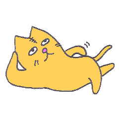 [LINEスタンプ] 不機嫌な猫達の画像（メイン）