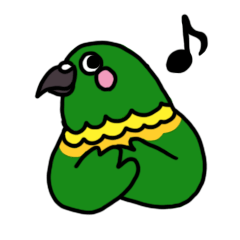[LINEスタンプ] インコな毎日の画像（メイン）