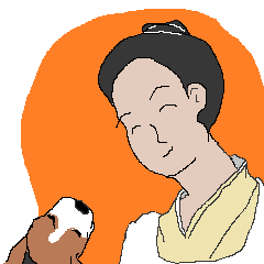 [LINEスタンプ] mom with baronの画像（メイン）