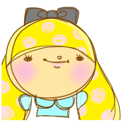 [LINEスタンプ] 童話女子『あたし。』の画像（メイン）