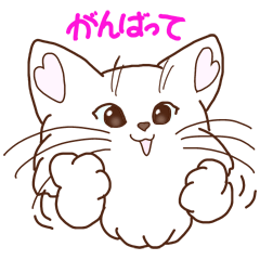 [LINEスタンプ] アニメ猫ちゃん