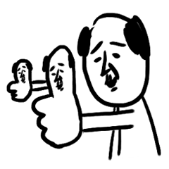 [LINEスタンプ] 日本ハゲテル連合