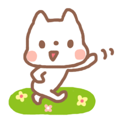 [LINEスタンプ] シロの楽しい毎日