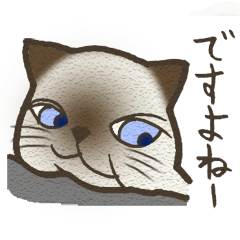 [LINEスタンプ] おちゃめ猫とイケメン猫の画像（メイン）