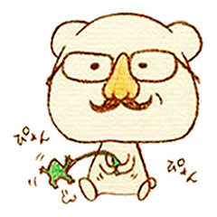 [LINEスタンプ] しろくまくまたろう