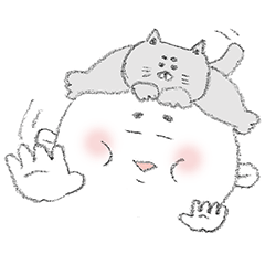 [LINEスタンプ] どすこい！まげニャンの画像（メイン）