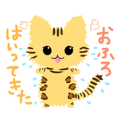 [LINEスタンプ] ベンガル猫のライラの画像（メイン）