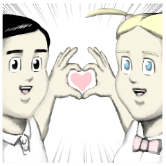 [LINEスタンプ] ケンタとジェニファー☆2の画像（メイン）