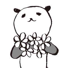 [LINEスタンプ] しろくろの日常