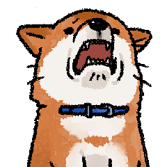 [LINEスタンプ] 柴犬のふじ その2の画像（メイン）