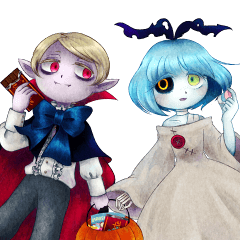 [LINEスタンプ] ハロウィンズ ～ティル＆リリー～