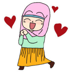 [LINEスタンプ] Zara Hijab