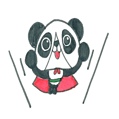 [LINEスタンプ] パンダーマン