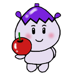 [LINEスタンプ] 丸なすくん