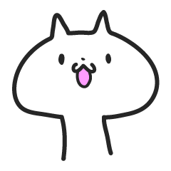 [LINEスタンプ] ふしぎねこの画像（メイン）