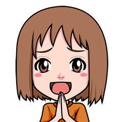 [LINEスタンプ] 普通少女の日常スタンプの画像（メイン）