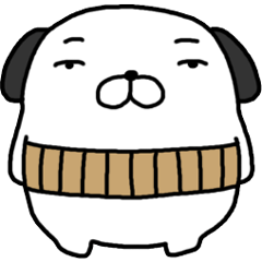 [LINEスタンプ] 愛しの？癒しの？ちーむ・おっさん犬