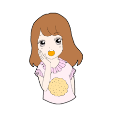 [LINEスタンプ] ちびっこマリーちゃんの日常