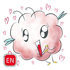 [LINEスタンプ] Jabi Bug - the joyful bug. (English)の画像（メイン）