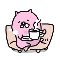 [LINEスタンプ] ピンクのもふもふ