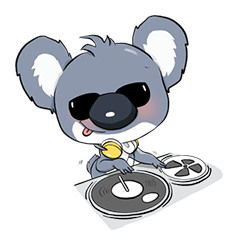 [LINEスタンプ] Koalas face extinction His name is Kolly