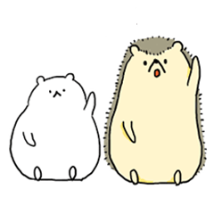 [LINEスタンプ] もふもふ（ちくちく）