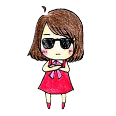 [LINEスタンプ] Sunny Girl-Ju Ju