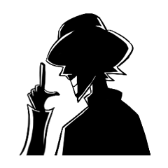 [LINEスタンプ] 黒ずくめの男