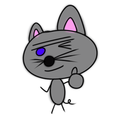 [LINEスタンプ] That's mouse（雑なマウス）