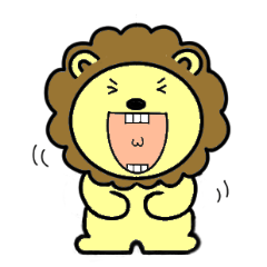 [LINEスタンプ] らいおんのらーちゃんの画像（メイン）