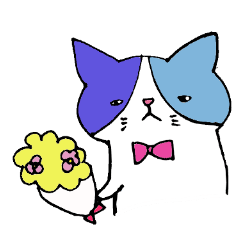 [LINEスタンプ] つり目猫「猫ゴロー」