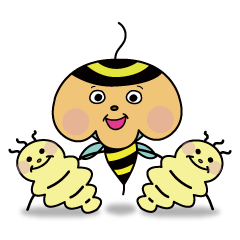 [LINEスタンプ] ハチの日常の画像（メイン）